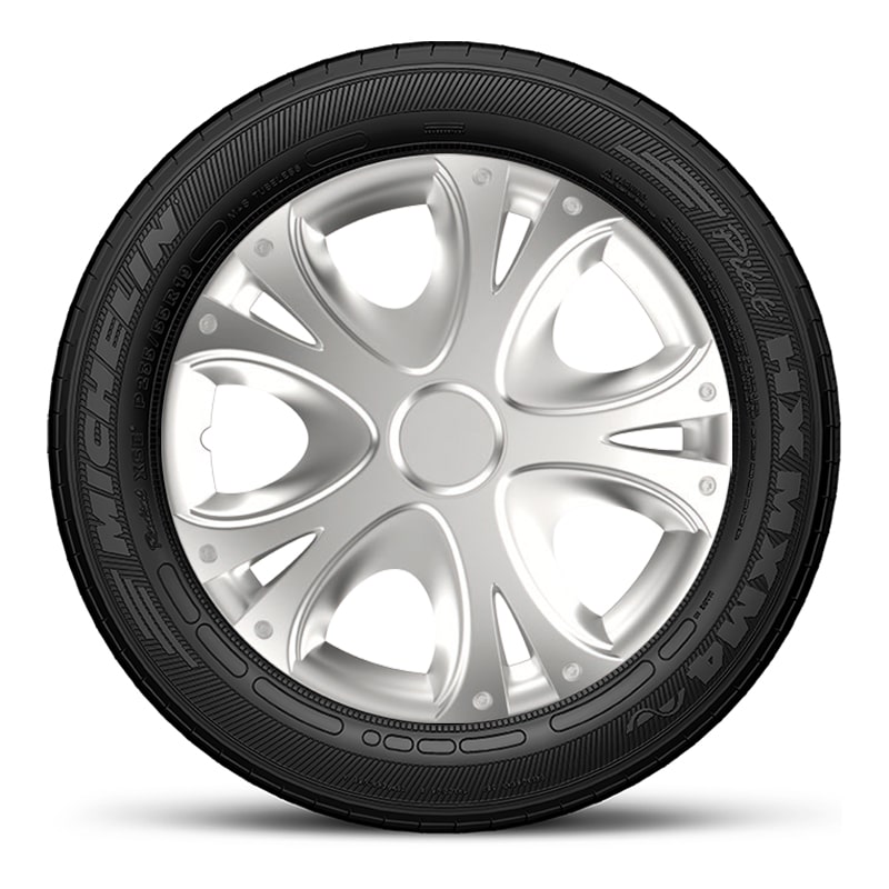 Тасове за джанти 14″ Versaco Dynamic, цвят сребрист, 4 броя